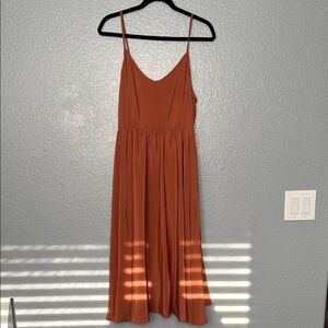 Molly Bracken Rust Sleeveless Dress